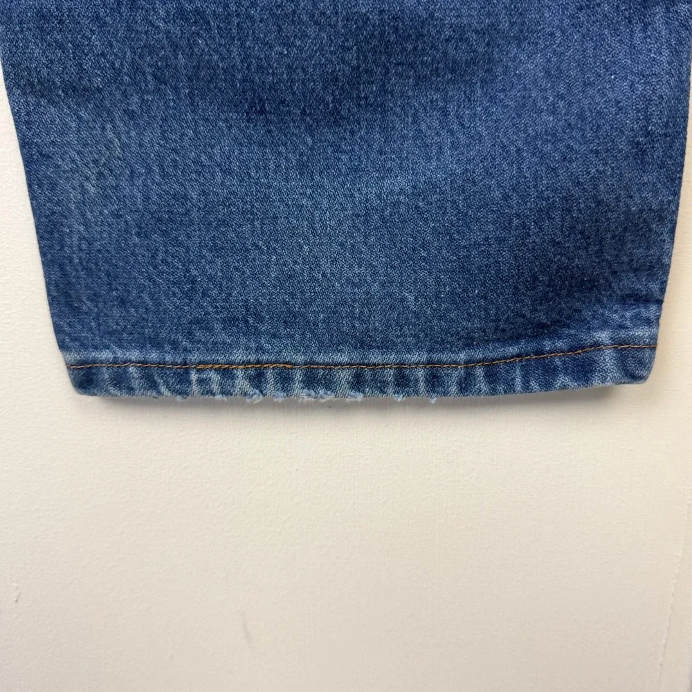 Wrangler COWBOY CUT Straight Leg 13MWZPW Mens 36x30 100% Cotton Denim Blue Jeans